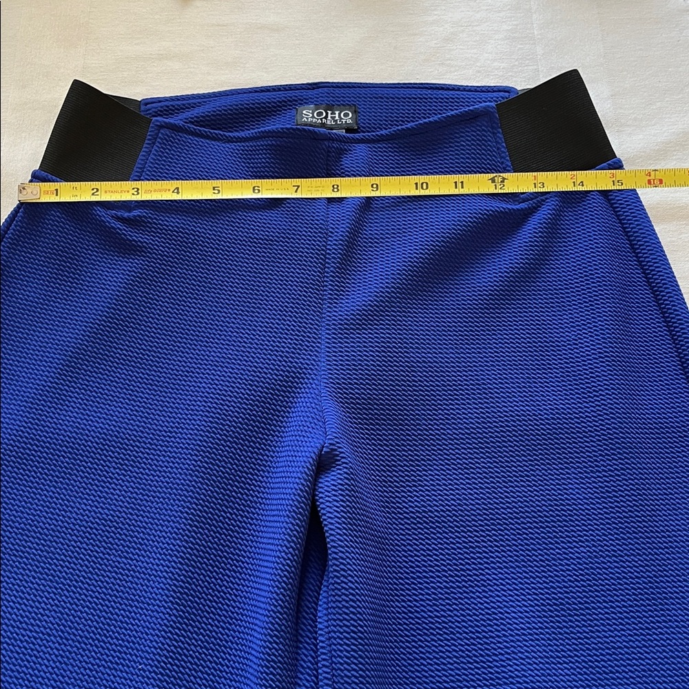 Soho Apparel Royal Blue Wide Leg Pants. Size S - Picture 3 of 6